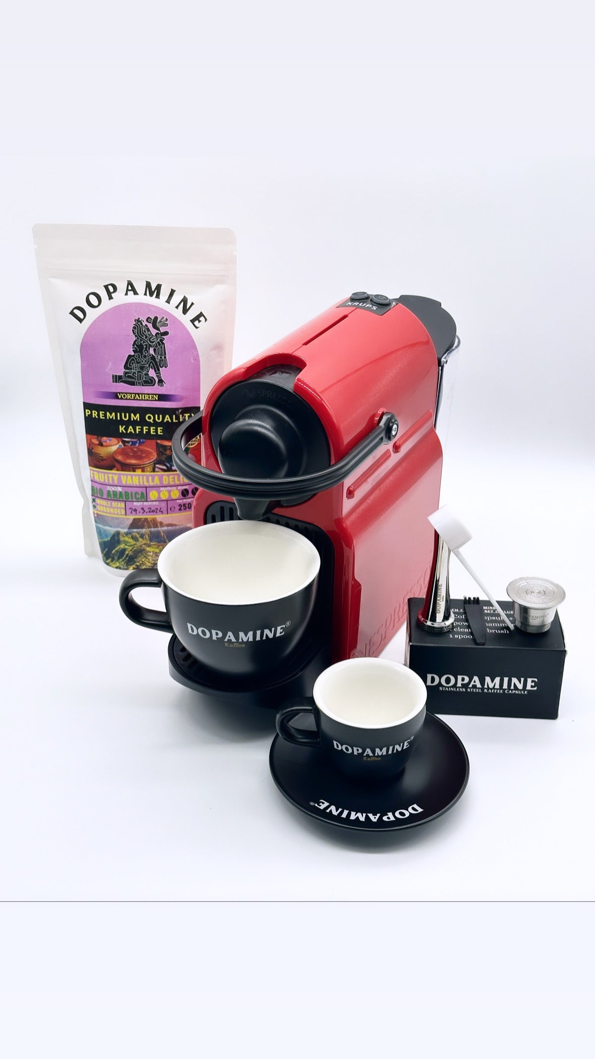 Dopamine Nespresso Inissa XN1005 - Capsule machine bundle II.